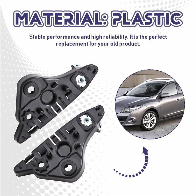 1 Pair Left+Right Front Bumper Bracket 620940004R 620950005R For Renault Fluence 2011-2015
