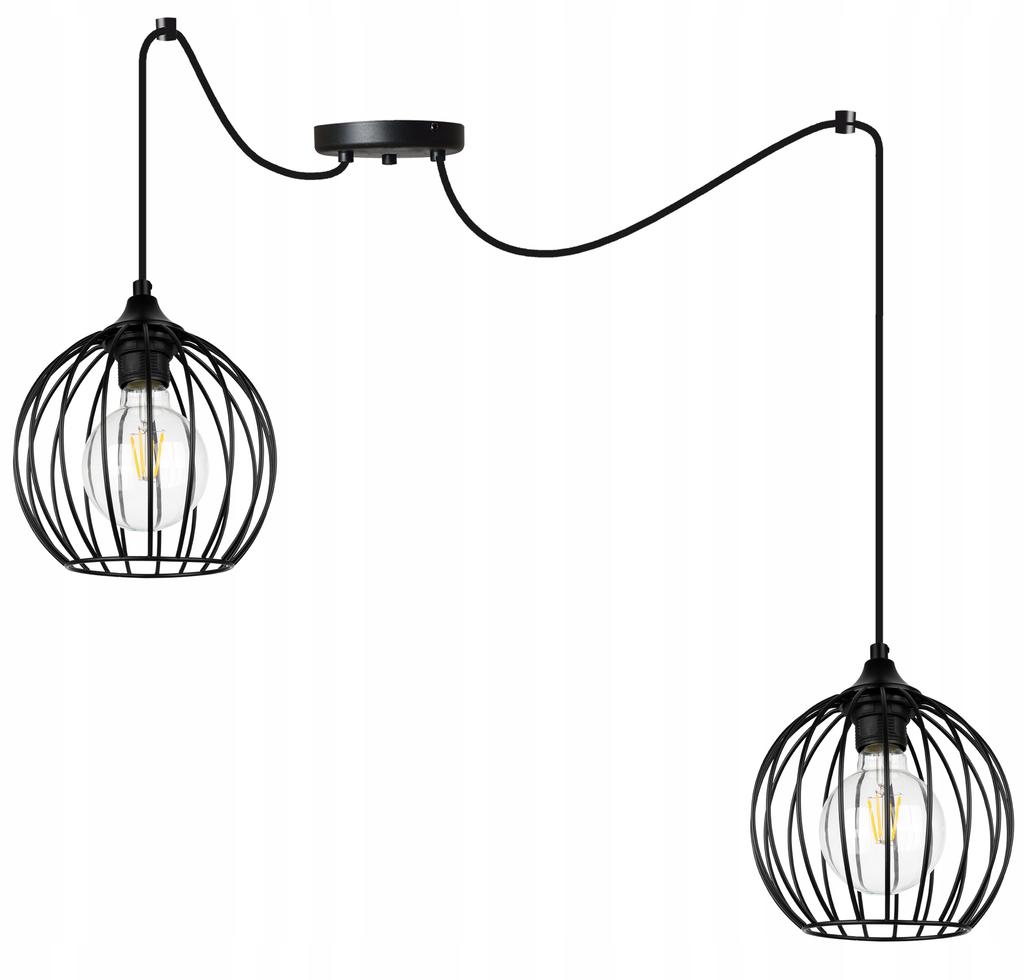 MODERN SPIDER HANGING LAMP, WIRE CEILING