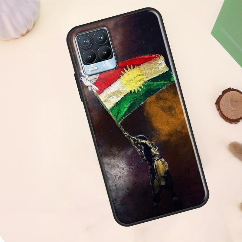Kurdistan Flag Case For Realme C67 C71 C63 C61 C55 C51 C53 C35 C65 C75 11 12 13 14 Pro Plus GT6 GT7 15 Pro