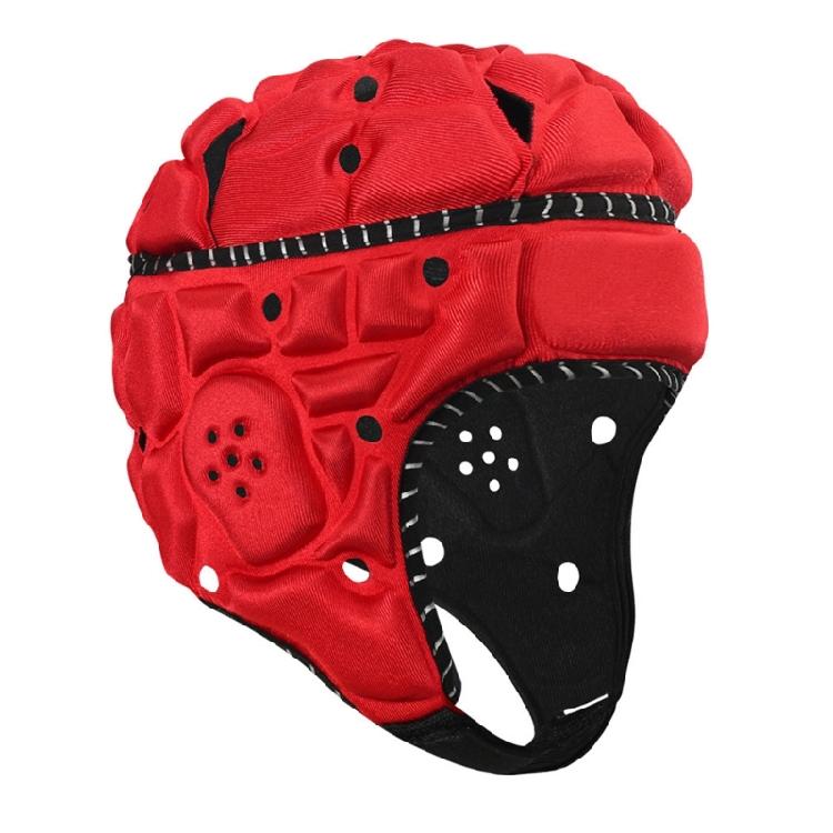 Praktische verstellbare Jugend-Torwartkappe mit Schaumstoffpolsterung Sport-Schutzhelm Geeignet für 48 bis 53cm Kopfumfang