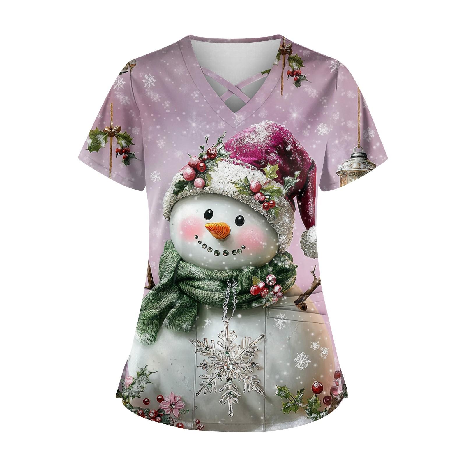 Женская модная рабочая одежда с v-образным вырезом — фото 6