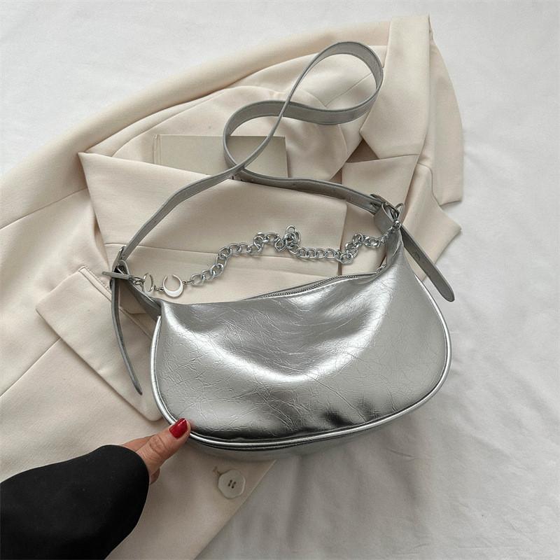 Stylish Pu Dumpling Shoulder Bag For Women In Trendy Fall Colors Ideal For Casual Commuting