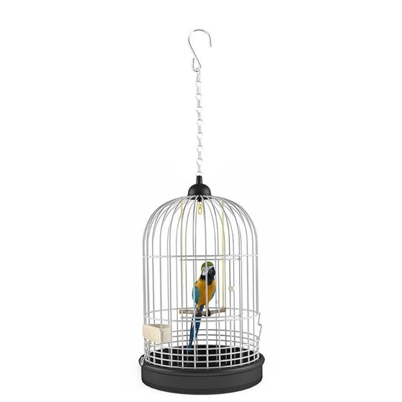 Multipurpose Garden Chains Set of 12 Weather Resistant Iron Construction for Flower Pots Bird Feeders Balcony Decoration