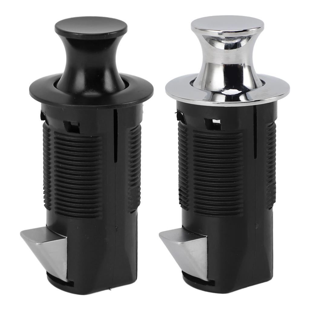 Cabinet Lock Zinc Alloy ABS Secure Round Embedded Push To Open Lock for File Drawer Cupboard Mailbox