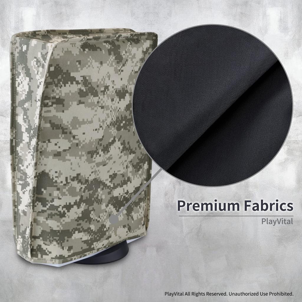 PlayVital Nylon Dust Cover Can Be Applied To Soft and Clean Dust Cover Can Be Applied To PlayStation 5 The Waterproof Cover Is Compatible with the
