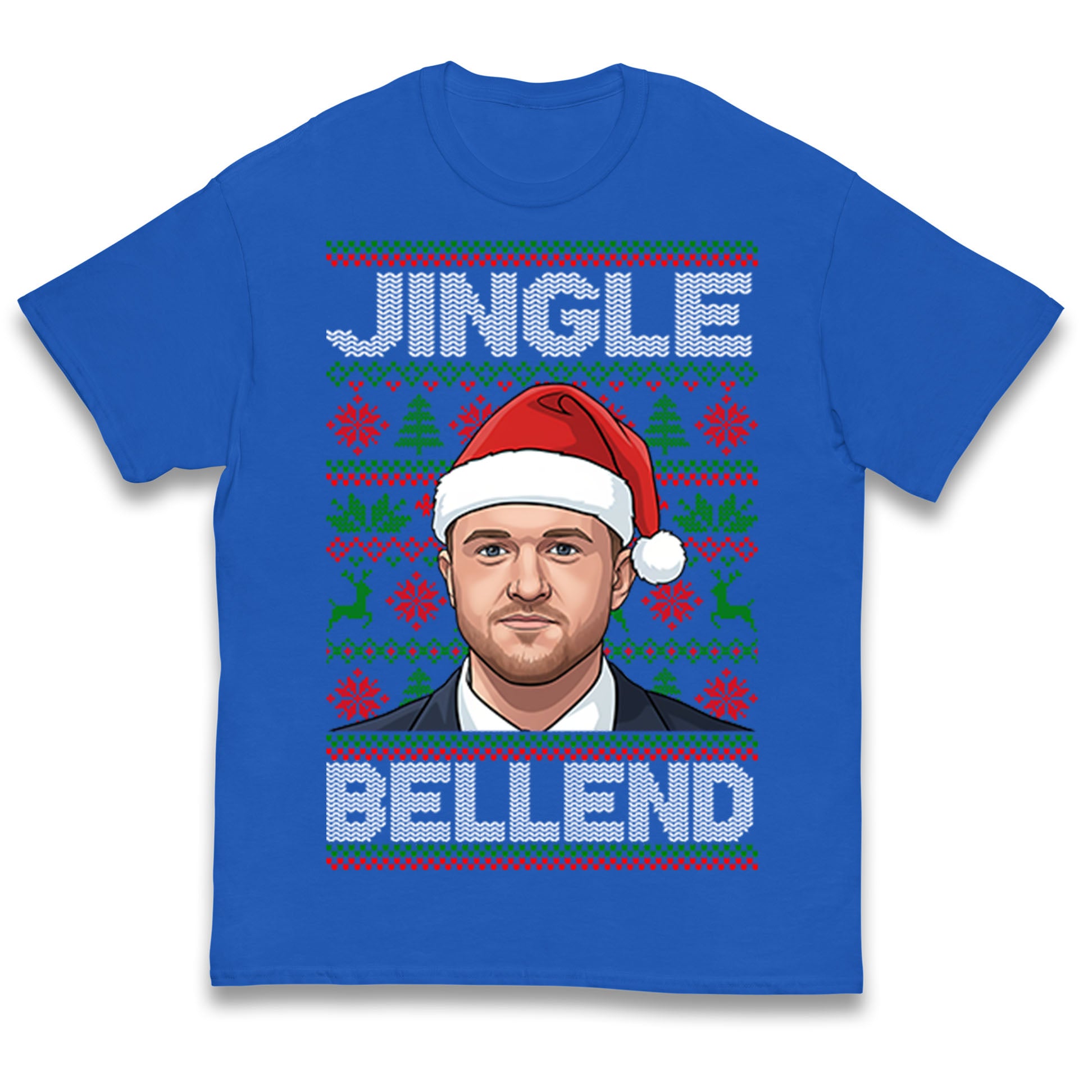 Tommy Robinson Jingle Bell End Christmas Kids T Shirt 100