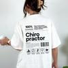 Funny Chiropractor Shirt Sweatshirt Chiropractic School Tee Future Chiropractor Graduation Gift