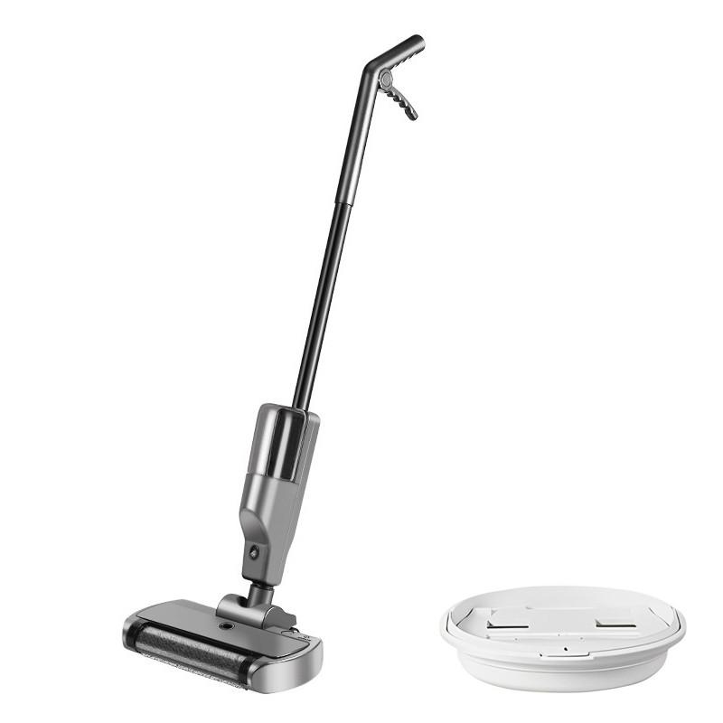 2 in 1 Automatic Wet & Dry Home Vacuum Cleaner Handheld Cordless Hard Floor Sweeper Rechargeable Electric Mop Cleaner