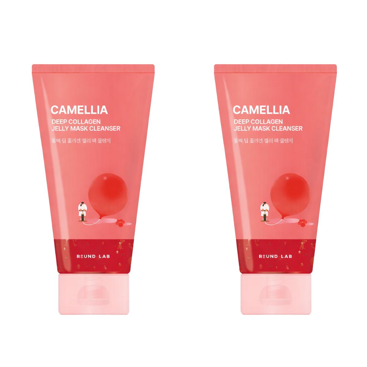 

Round Lab Camellia Deep Collagen Jelly Pack Cleanser Nourishing & Firming Facial Wash 150ml (Pack of 2)