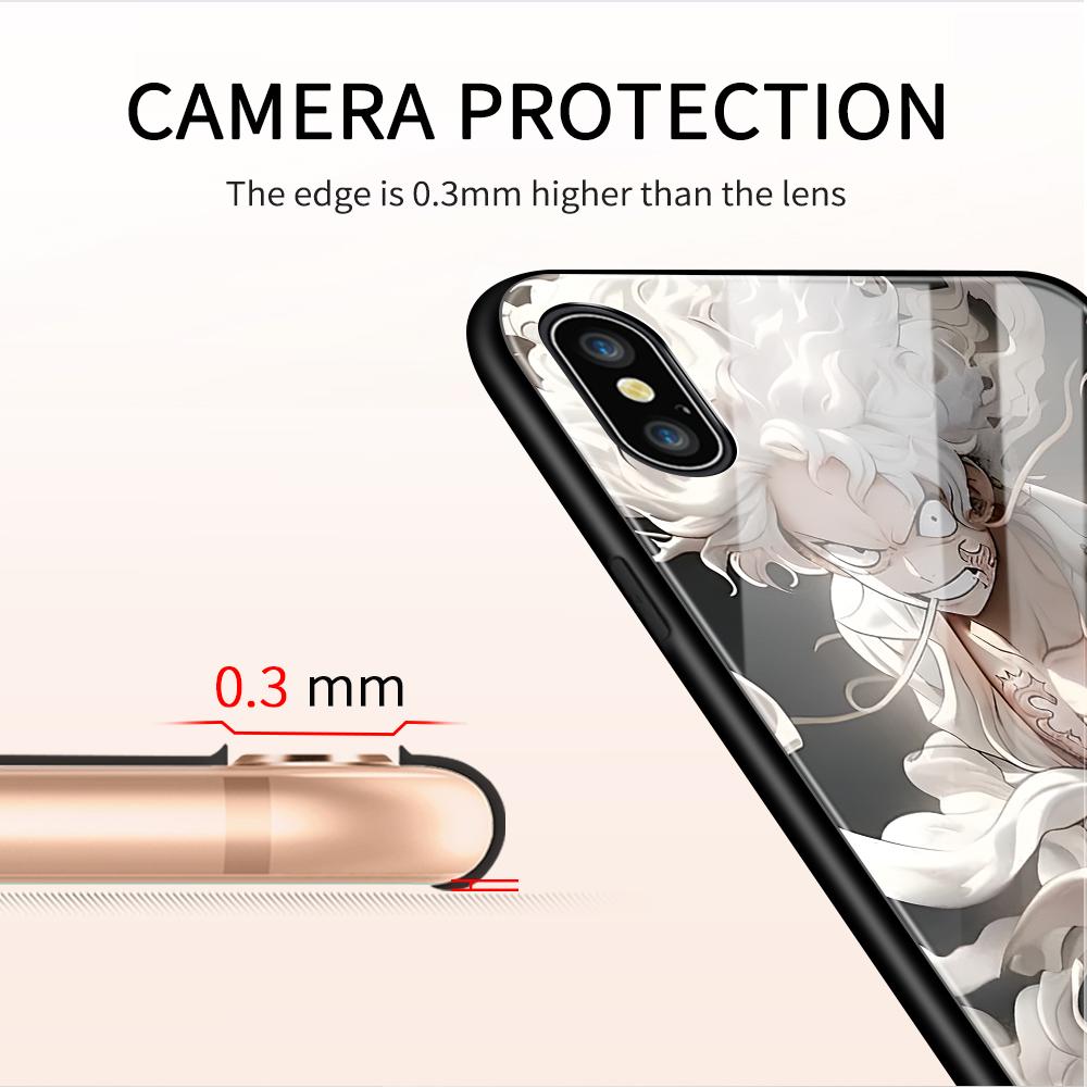 Handyhülle aus gehärtetem Glas für OPPO Reno13 Reno14 Realme 11 12Pro 14 GTNeo6 C21Y C53 C75 OnePlus Nord2 NordCE3Lite Stoßfeste Hülle mit weichen Kanten