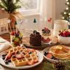 13cm Christmas Bamboo Sticks Santa Snowflake Xmas Tree Cake Fruit Skewers Christmas Party Birthday Wedding Decoration Food Picks