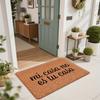 1pc Flannel Doormat with Spanish Pattern, Soft Texture, Absorbent and Non-Slip, Suitable for Entryway, Indoor Decor Mat, Front Porch Door Mat, Kitchen