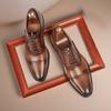 Spring and autumn three-joint leather shoes men's non-slip business dress breathable lace-up young men's shoes versatile