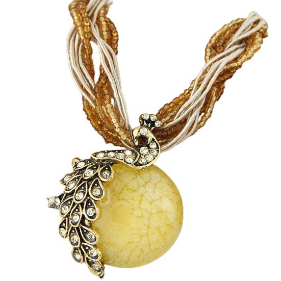 Colier cu pandantiv frumos, aliaj care atrage ochiul Fermecător