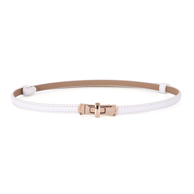 Trendy Koreaanse Stijl Echt Lederen Riem voor Dames - Modieus en Veelzijdig voor Jurken, Rokken en Broeken