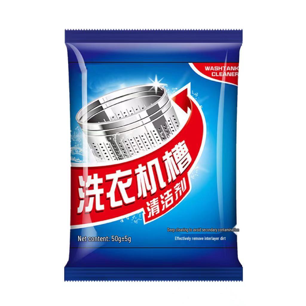 

Washing Machine Tub Cleaner - Descaling & Antibacterial Detergent for Drum & Impeller, Stain Removal & Sterilization. 50g