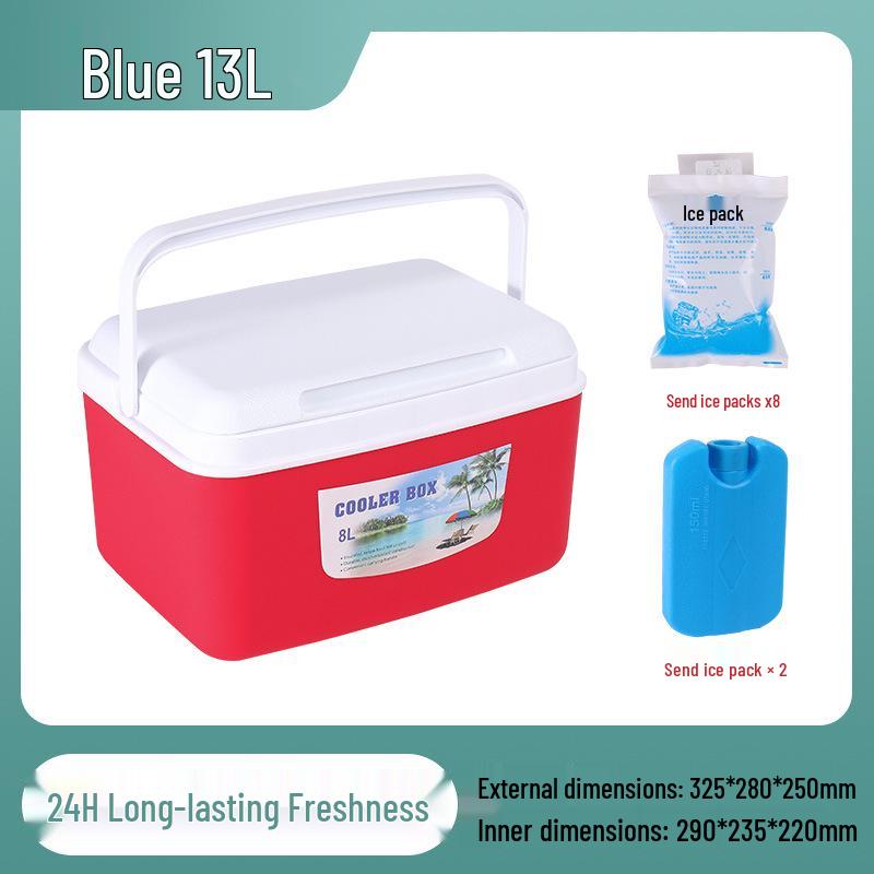Portable Insulated Refrigerated Box for Outdoor Food Preservation and Delivery