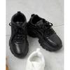 Wego Thick Sole Sneakers Volume Shoes Large Size Street Style Women's XL Black