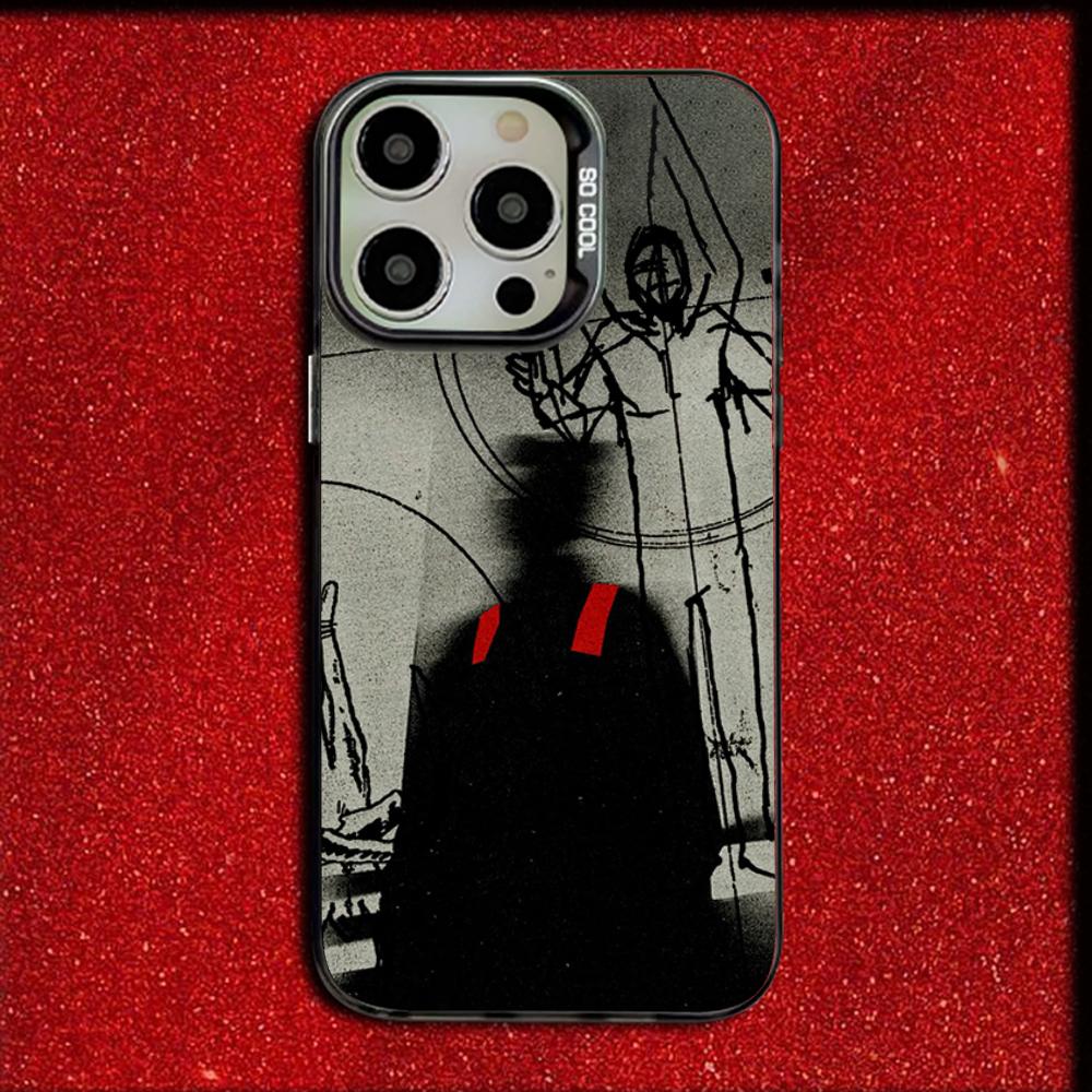 T-Twenty One Pilots Phone Case For iPhone 16,15,14,13,12,11,Mini,Pro,MAX Drop Matte Shockproof Soft Black Cover