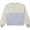 Converse Sweatshirts Women's Milk White Crew Neck Moderate Regular 10022348-A04