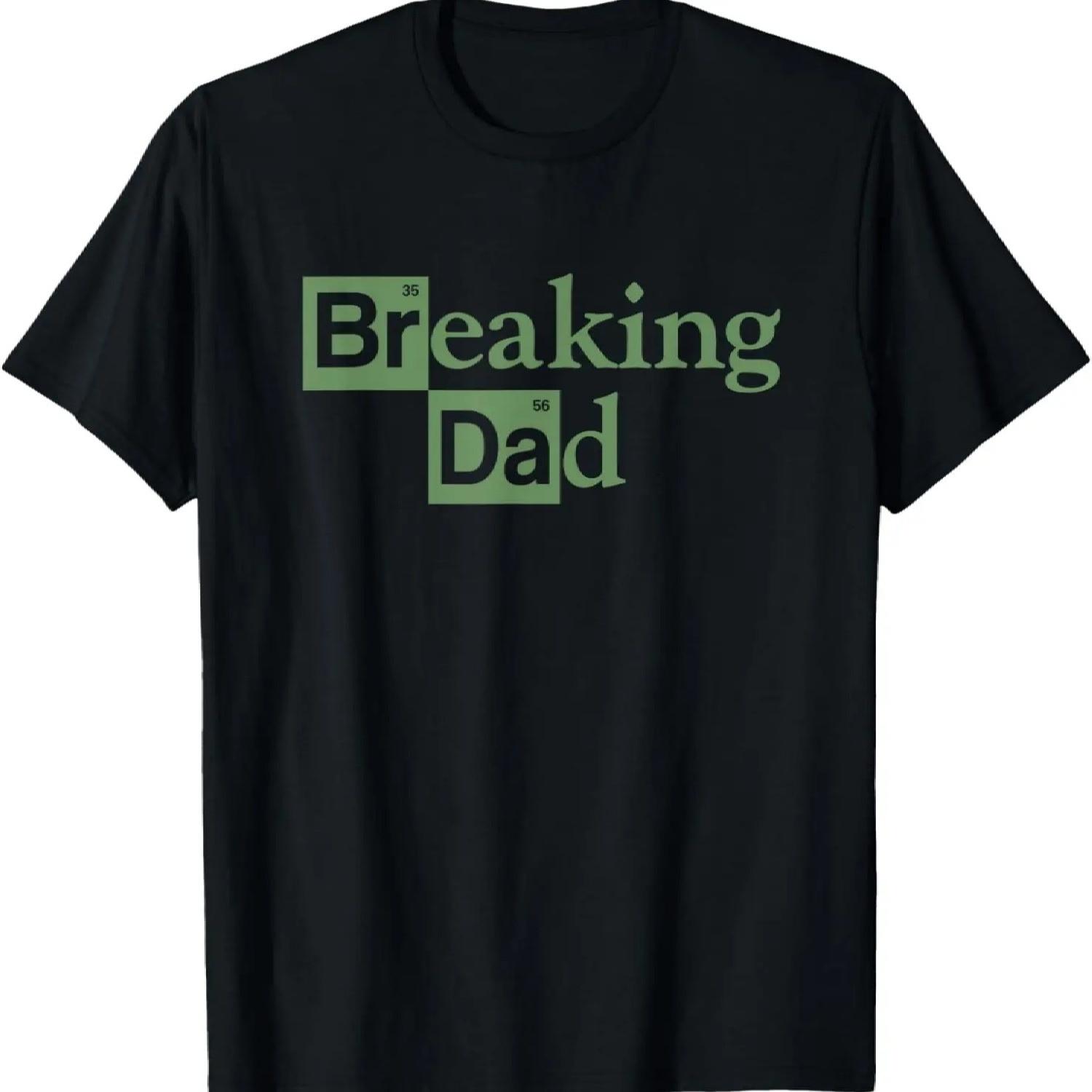 

Breaking Dad, funny t-shirt, special design, gift idea XXXXXL чорний