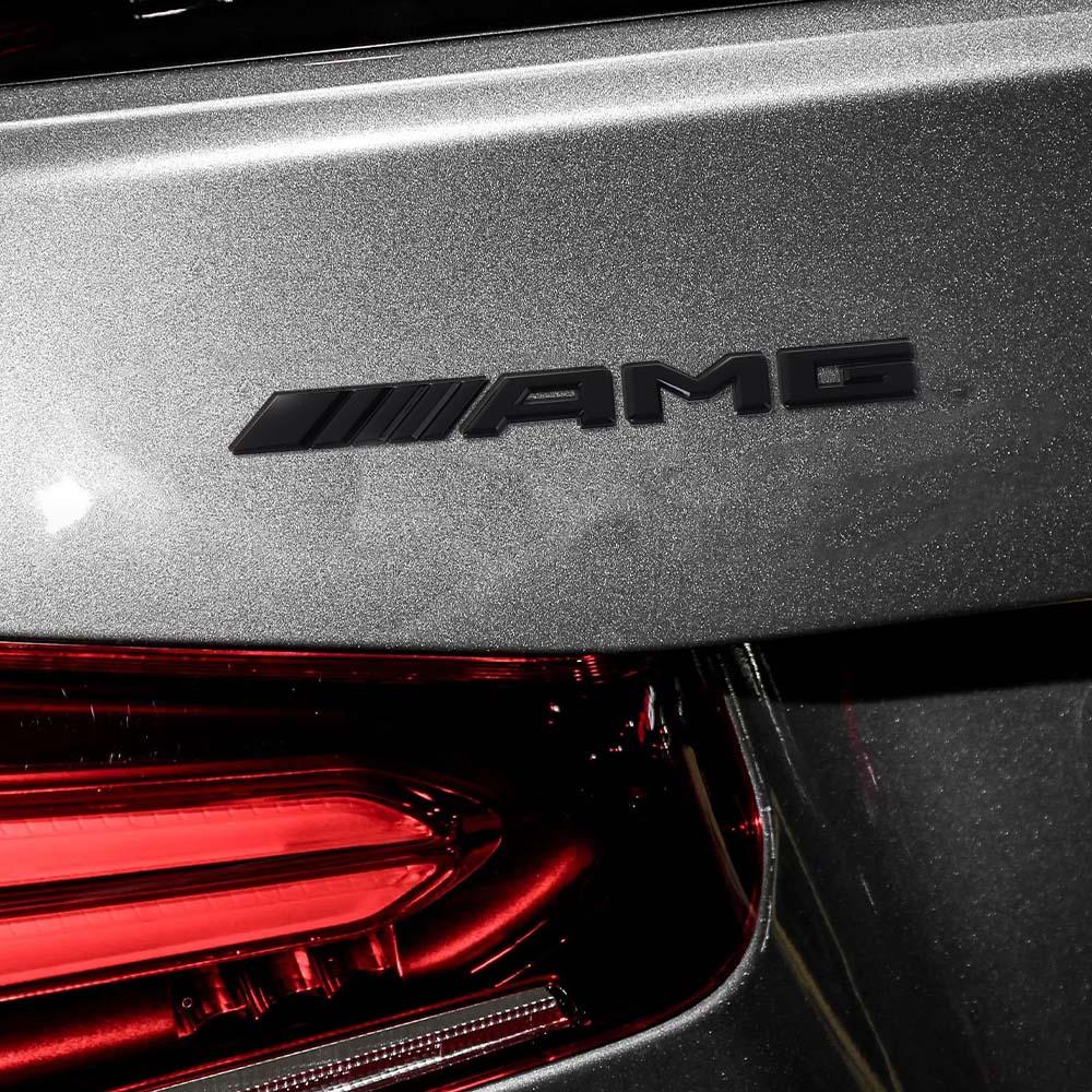 3D ABS Car Rear Trunk AMG Badge Decoration Sticker For Mercedes Benz AMG W206 W204 W205 W212 W213 W221 W222 W223 W251 W464 W108