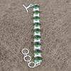 Tsavorite Gemstone Handmade 925 Sterling Silver Bracelet 7-8" KKG-151
