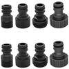 4/6 Point External Thread Quick-Connect Water Hose Tail & Faucet Adapter for Car Wash