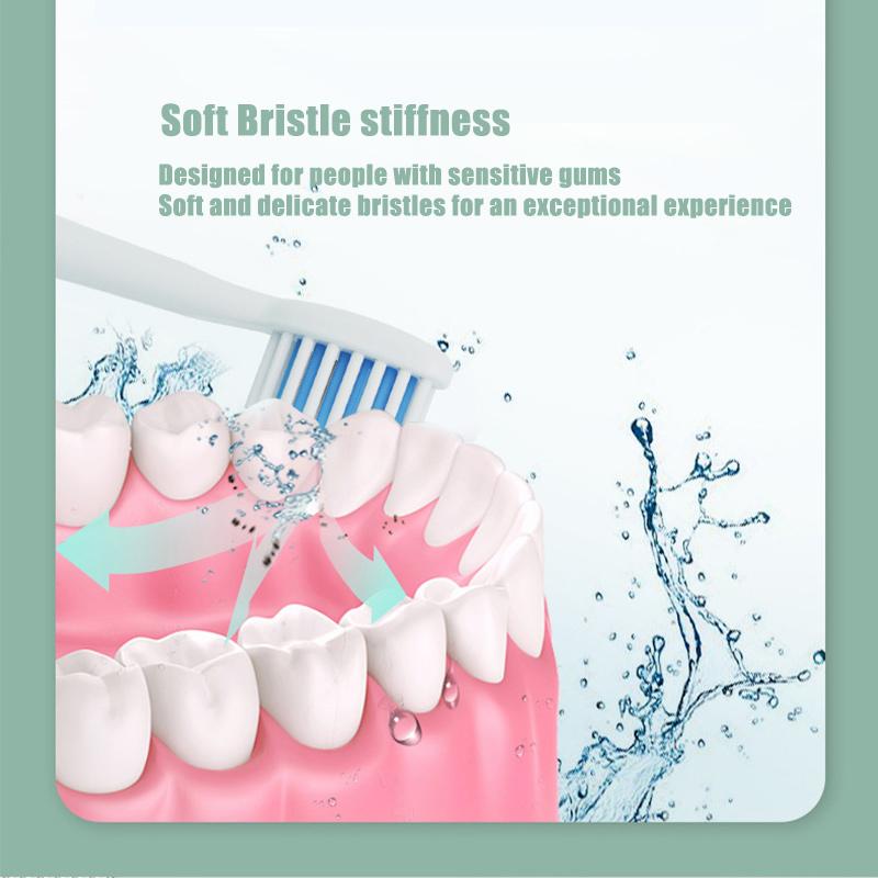 Sonic Electric Brushes for Teeth Household Vibrating Adult Toothbrush Battery Powered Lightweight Travel Electric Toothbrushes