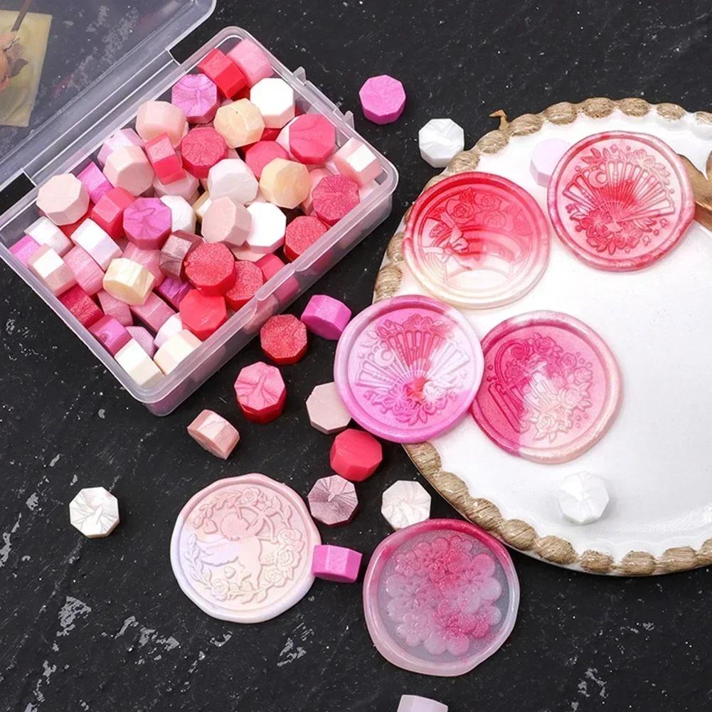 Wax Seal Kit 100Pc Wax Seal Beads Sealing Wax Warmer Spoon Candle For Home Decor Craft Accessory In Stock Wholesale