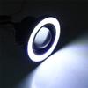 Universal Pair 3.5" COB LED Fog Light Projector  White Angel Eyes Halo Ring DRL