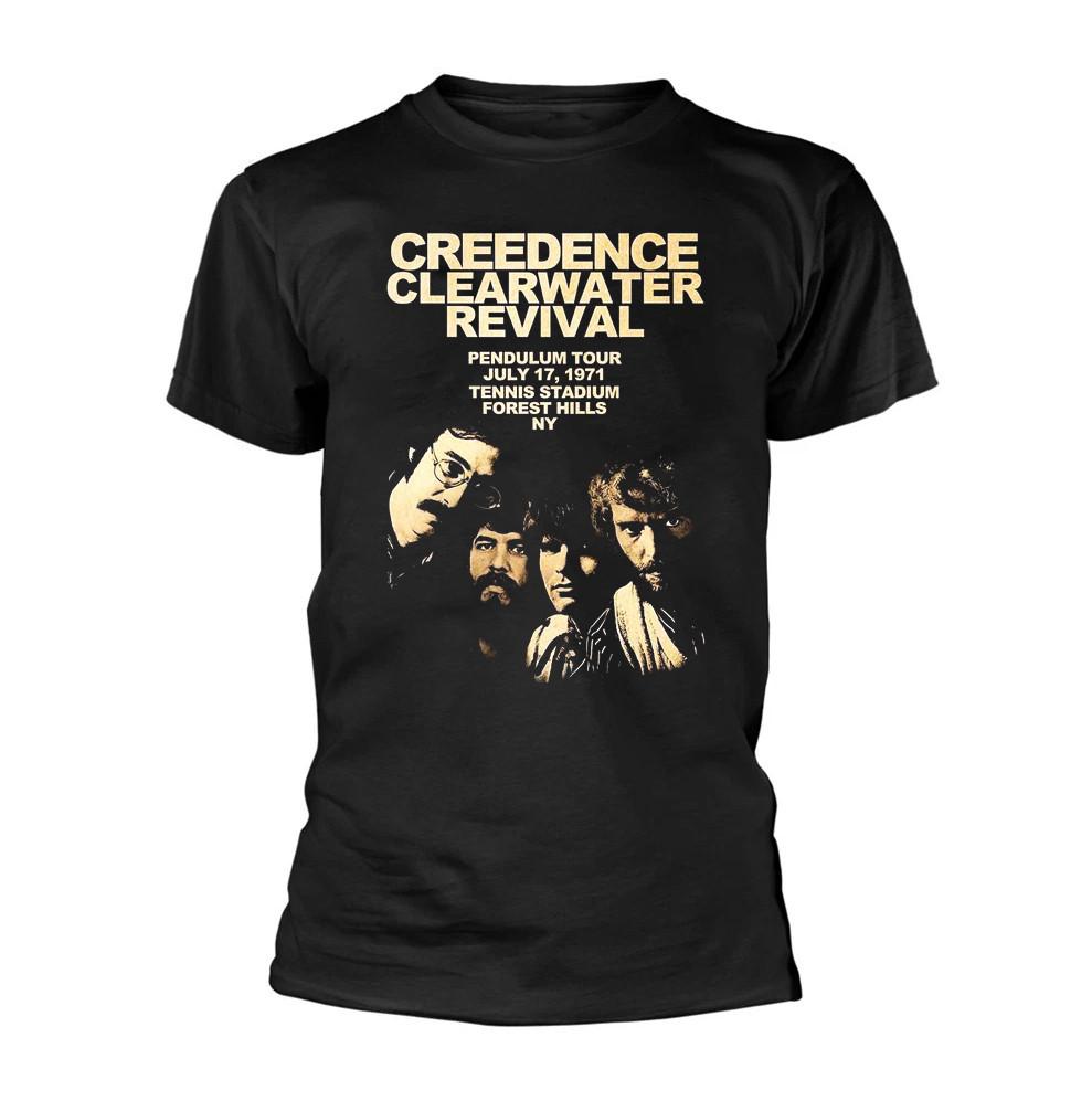 Creedence Clearwater Revival Черная хлопковая футболка Полный размер S-5XL SN192 Унисекс футболка XXXL