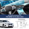 Pro BMW i4 i3 2025 2024 2023 PPF Ochranná fólie Příslušenství Interiér Průhledné TPU Panel Navigace Řadicí páka Středová konzole