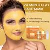 Vitamin C Turmeric Mud Mask Exfoliating Facial Mask Deep Cleansing Nourishing Hydrating Improves Dark Spots Tightens Skin Care