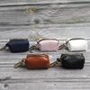 Travel Outdoor Protable Dog Poop Bag Dispenser PU Leather Pet Puppy for Cat Pick Up Poop Bag Holder Garbage Waste