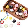 1pc Cute Rabbit Beads Brown Bear Beads  Apple Beads DIY Key Chain Backpack Chain Accessories