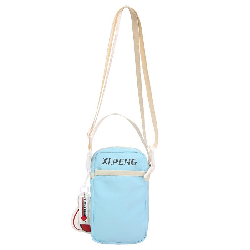 Small Satchel Summer Street Sports Shoulder Bag Men's Japanese Harajuku Girl Hong Kong Style Messenger Bag Foreign Style Mobile Phone Bag