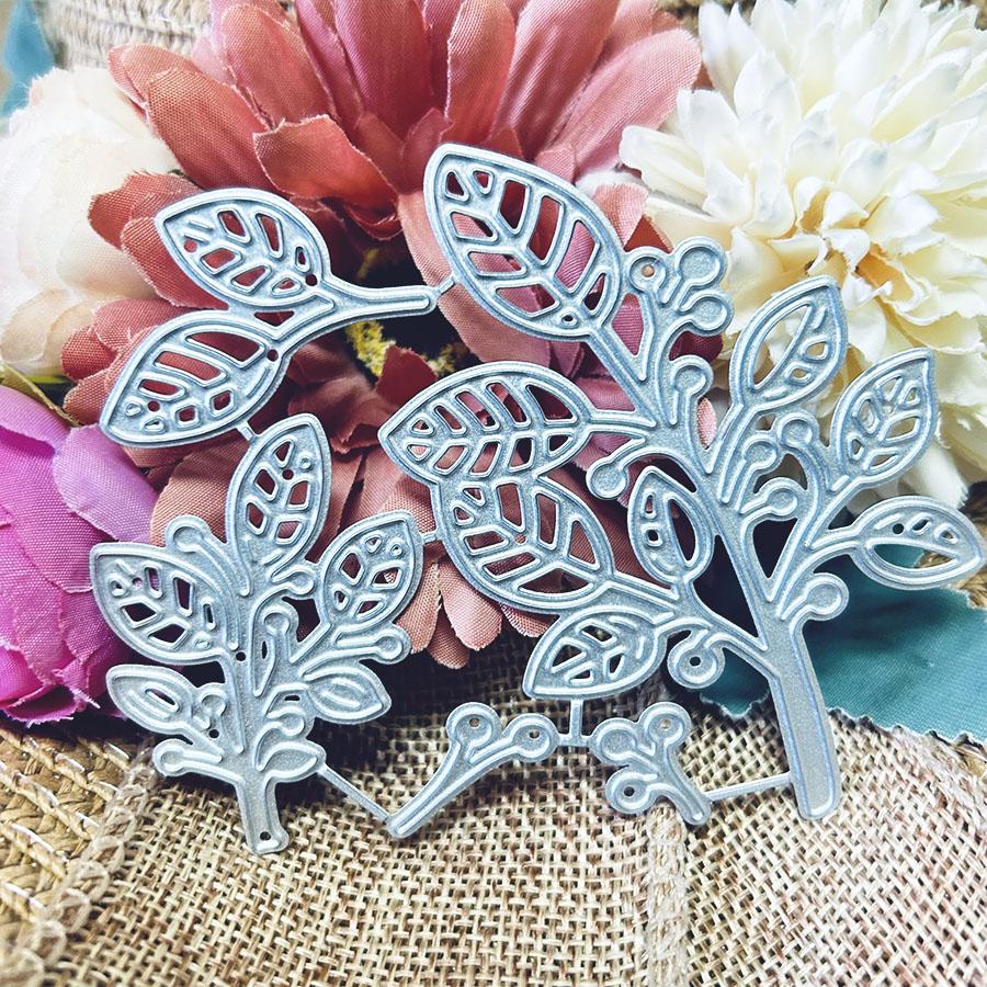 Leaves Metal Cutting Dies Stencil DIY Scrapbooking Embossing Paper Cards Album Making Decorative Craft Cut Template
