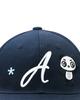 THEMUSEUMVISITOR Panda Embroidery Cap (Navy)