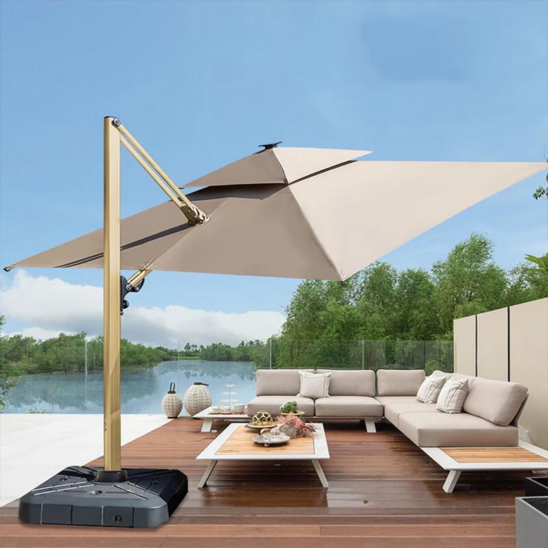 3-Meter Square Outdoor Patio Umbrella