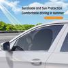 Car Summer Black Mesh Side Gear Car Sunscreen/Side Gear Rear Window Gear Unidirectional Perspective Sunshade Performance Good