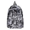 TS JYL laptop bag,Women Student Backpack Korean Style Solid Color Simple Junior High Bag