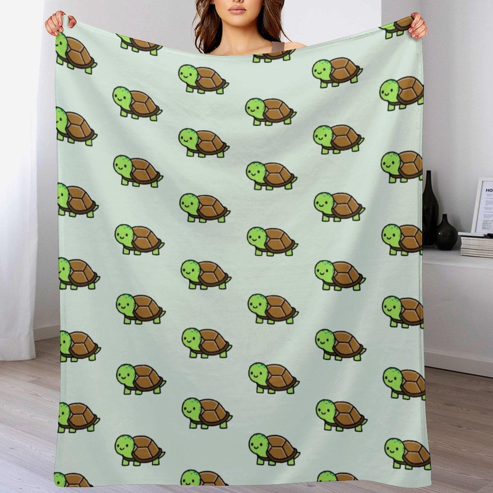 

Turtle Throw Blanket Wrinkle Resistant Lightweight Blanket 102x76cm(40x30in)