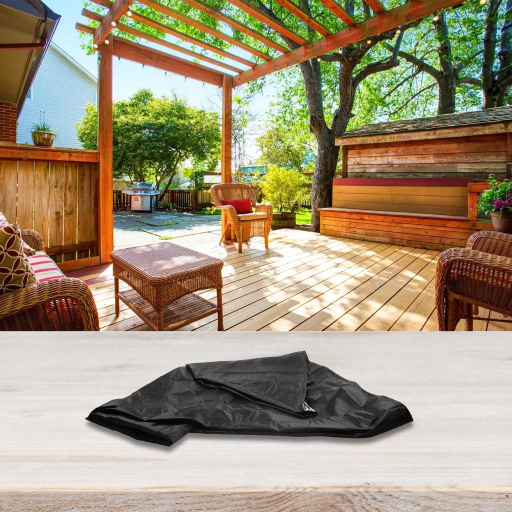 Chair Protect Cover Outdoor Chair Cover Adjustable Fixing Dust Cover Easy Attachment Easy Installation Ripstop Fabric