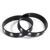 6pcs/lot Color Silicone Sports Bracelets Halloween Skull Style for Party Jewelry Gifts Teens Unisex Fitness Wristbands Wholesale