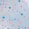 Colorful Five-pointed Star Gird Polka Dot Line Bowknot Cherry 5D Shiny Nail Art Stickers Self Adhesive Decoration Manicure Decal