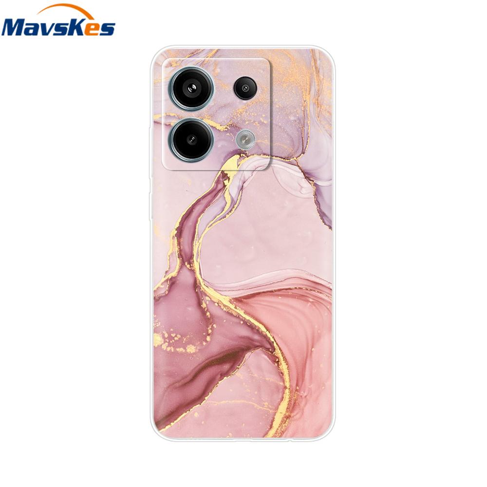 For Redmi Note 13 Pro 4G 5G Fundas Cover TPU Silicon Protective Case For Xiaomi Redmi Note13 13Pro Phone Clear Back Cover Bumper
