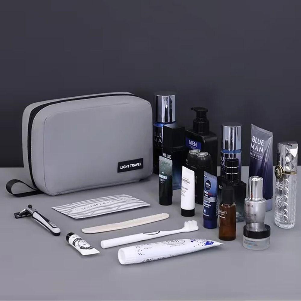 with Hanging Hook Travel Toiletry Bag Layered Travel Essentials Organizer  Fitness