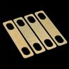 Guitar Neck Shims Brass Shims for Guitar and Bass Screwed Neck Repair,4 Pieces