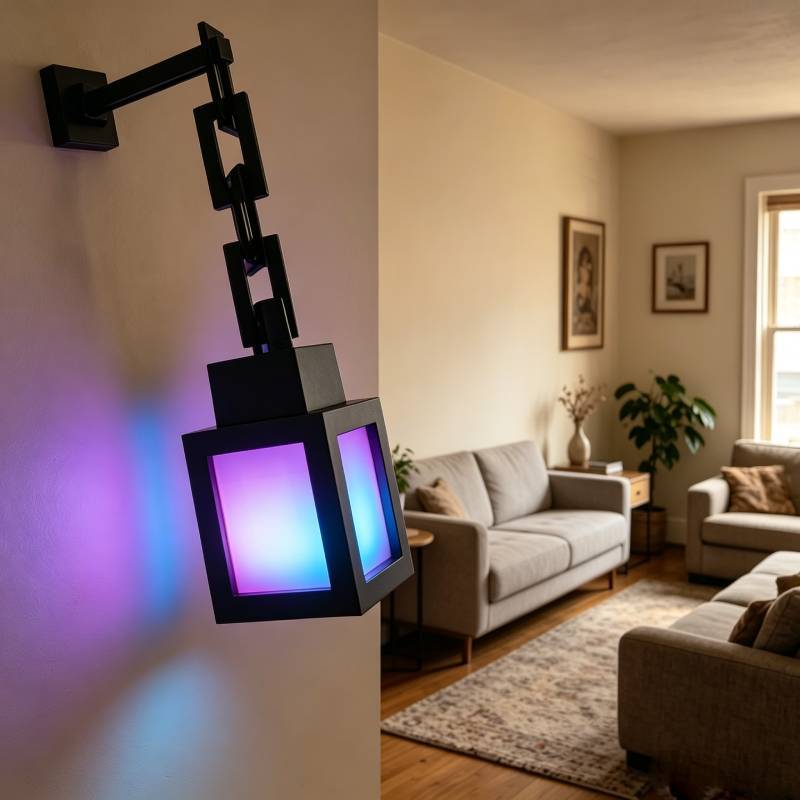 Minecraft Pixel Wall Lamp Rgb Led Remote Control Creative Decor For Gaming Fans